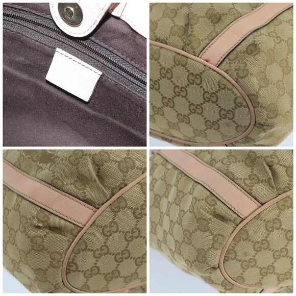 GUCCI GG Canvas Tote Bag Beige - Picture 12 of 15